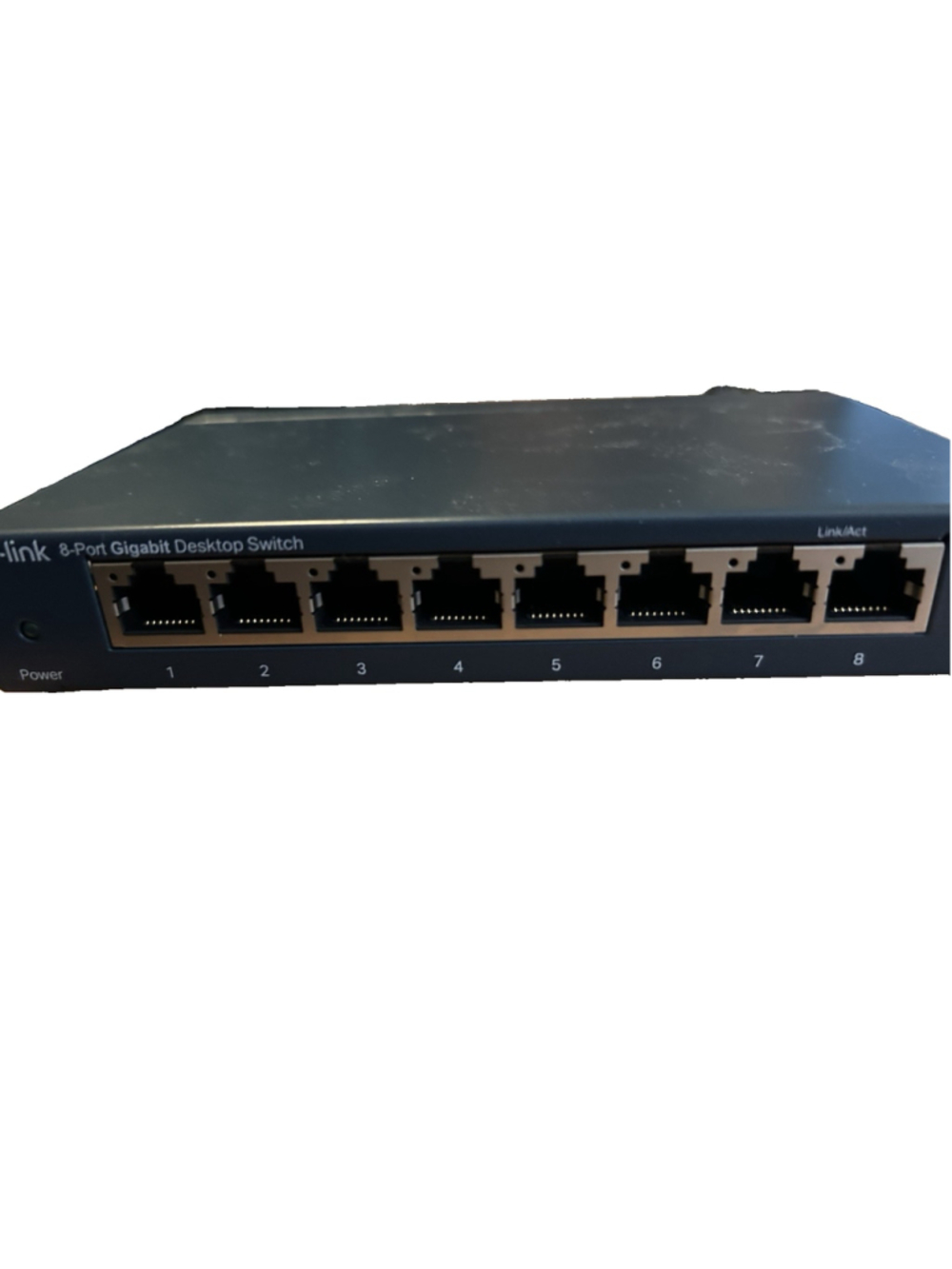 Tp-Link 8 Port Gigabit Desktop Switch Model TL-SG108 Used 5V=.6A FREE SHIPPING